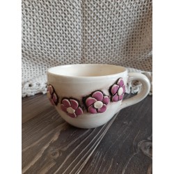 Jumbo šálka Kvietok JSK12pink